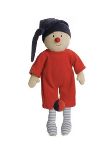 Musical dwarf with red clothes